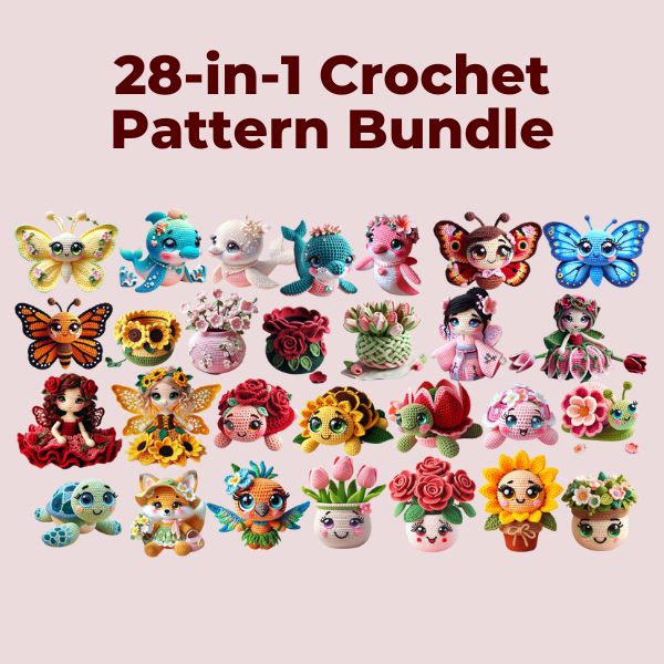 28-in-1 Crochet Pattern Bundle