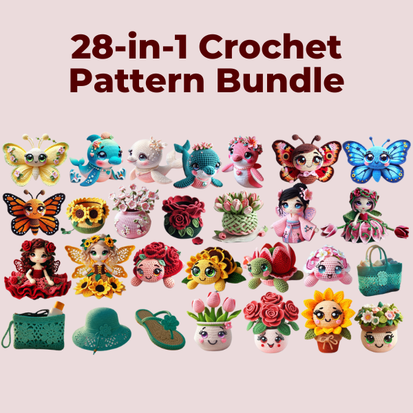 28-in-1 Crochet Pattern Bundle_