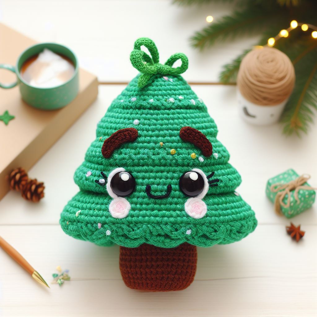 Christmas Tree Family Set  – Crochet Pattern