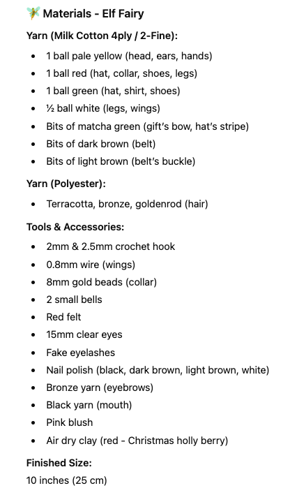 4 in 1 Christmas Fairies Set – Crochet Patterns