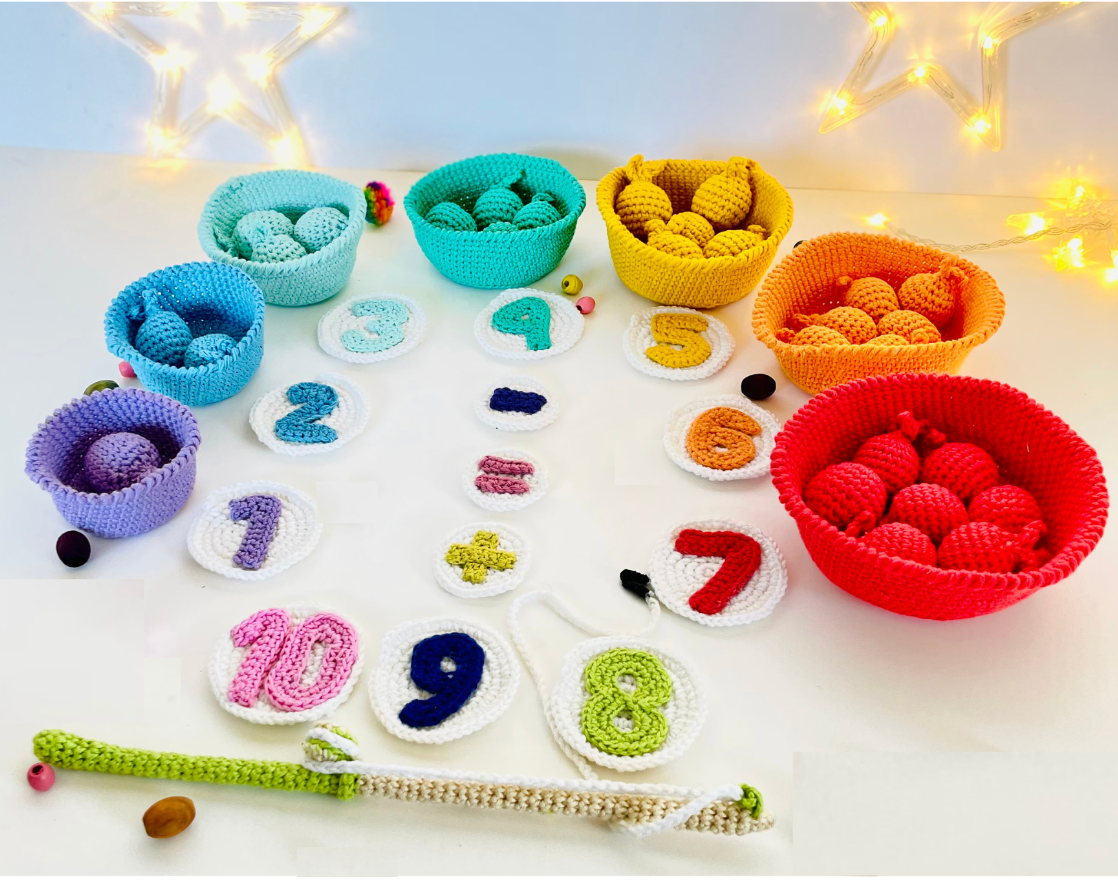 Maths and fishing game – Crochet Pattern