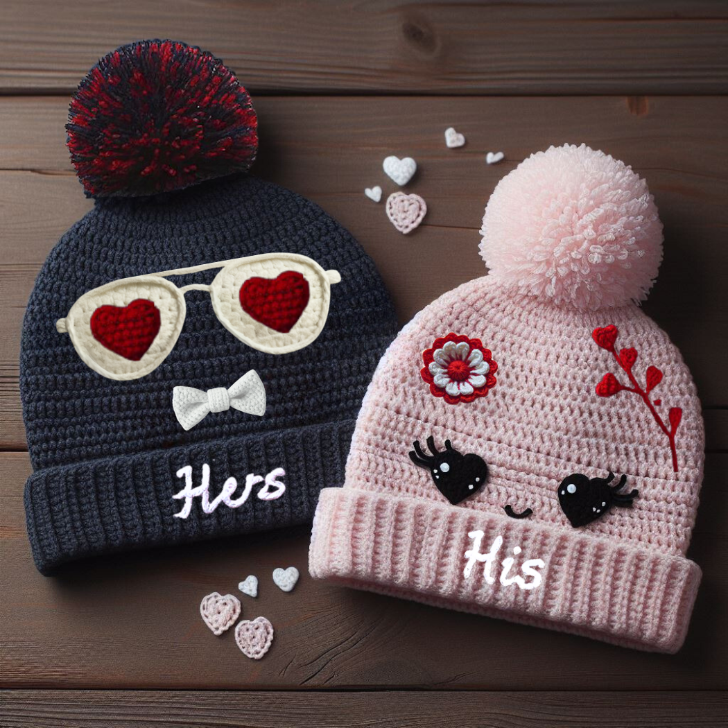 Matching His and Hers Beanies  – Crochet Pattern