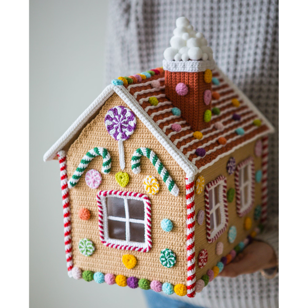Gingerbread House-Night Light – Crochet Pattern