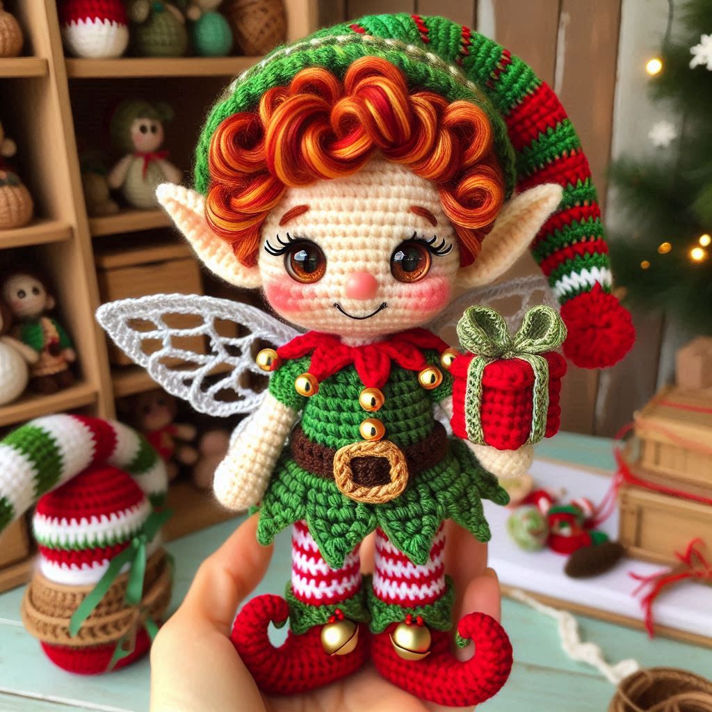4 in 1 Christmas Fairies Set – Crochet Patterns