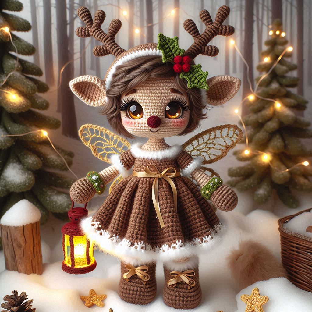 4 in 1 Christmas Fairies Set – Crochet Patterns