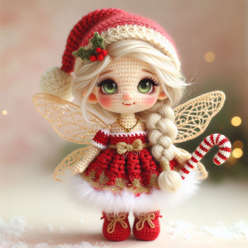 4 in 1 Christmas Fairies Set – Crochet Patterns