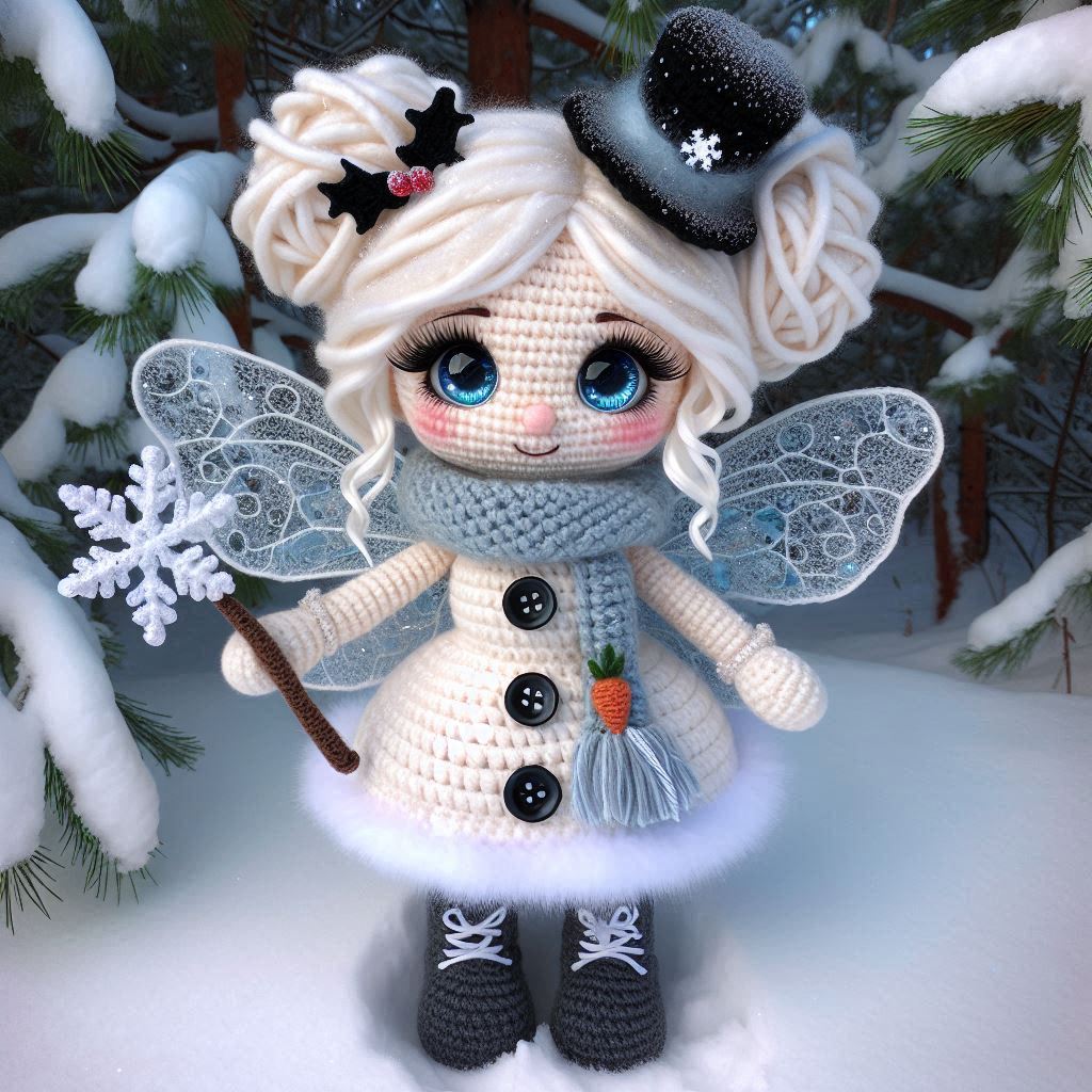 4 in 1 Christmas Fairies Set – Crochet Patterns