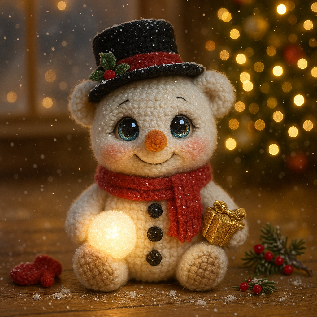 4 in 1 Christmas Bears Set – Crochet Patterns