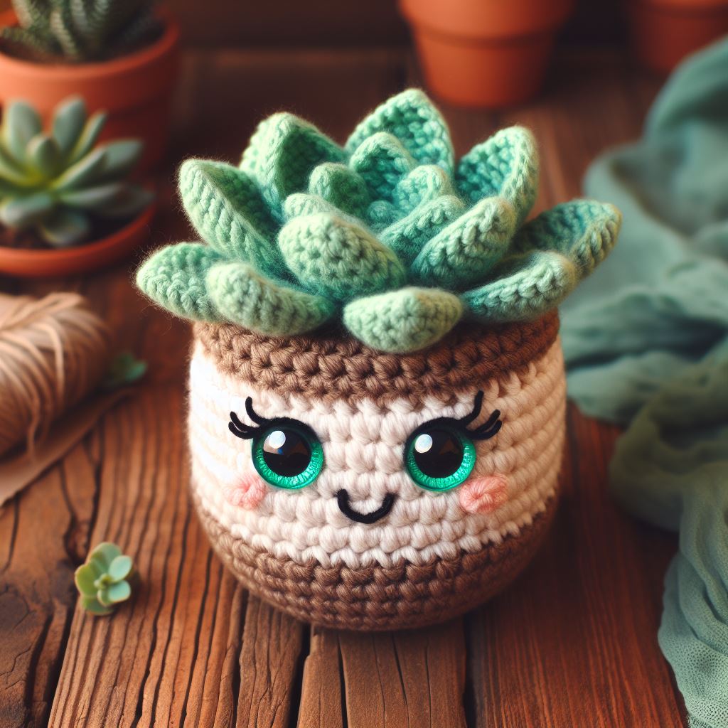 3 in 1:  Happy Plants  – Crochet Pattern