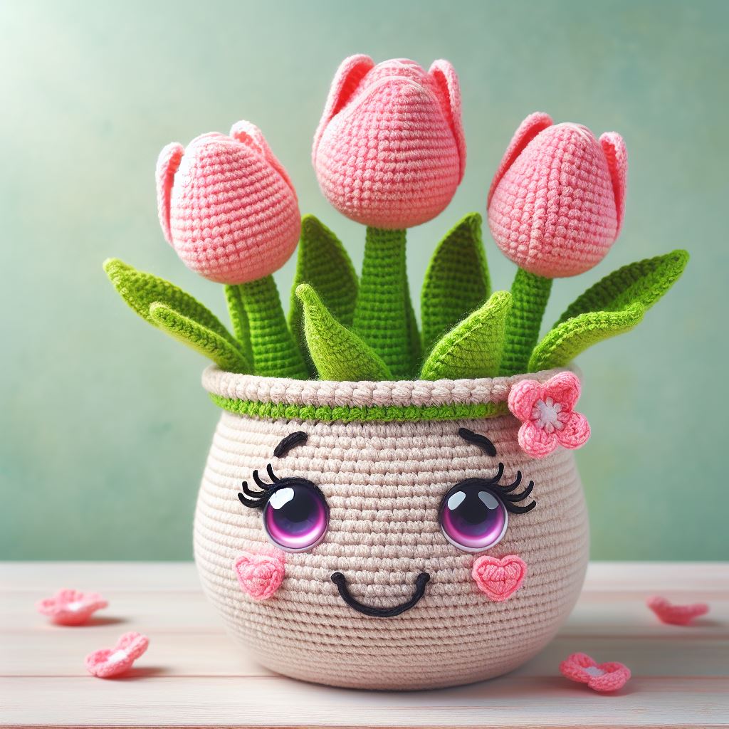 6 in 1: Spring Plants Bundle  – Crochet Pattern