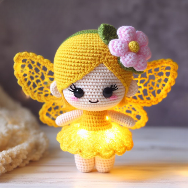 Fairy Night Lamp Dolls – Crochet Pattern