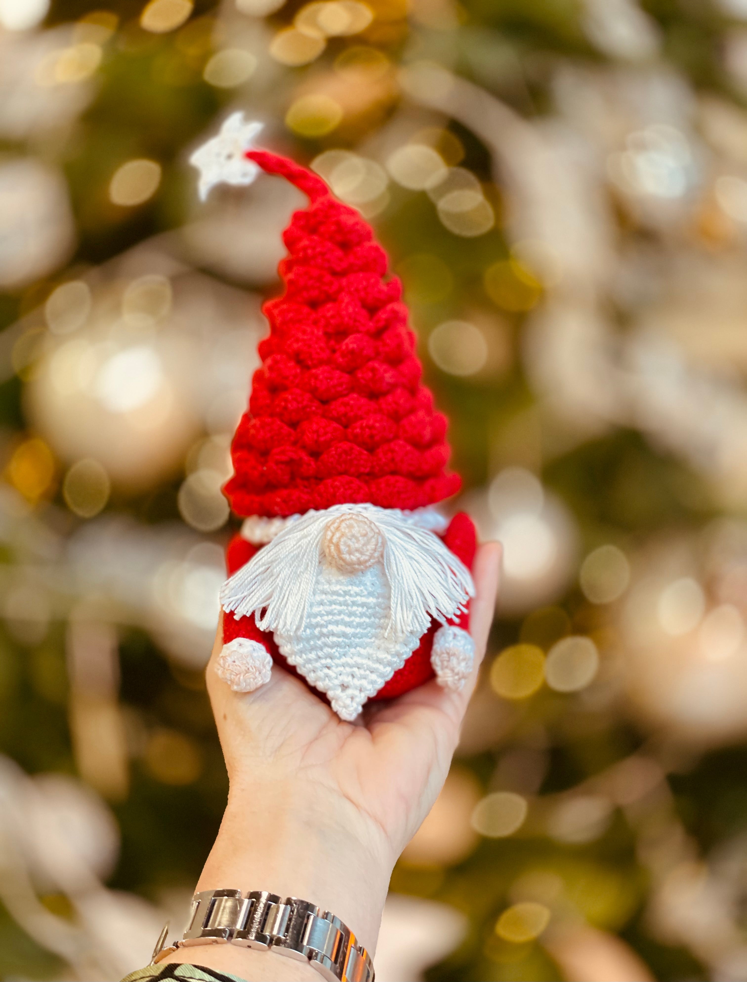 Père Noël Gnome - Modèle de crochet 